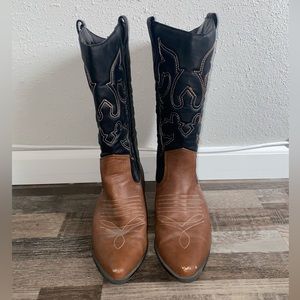 Cowboy Boots, Size 10, Color: Brown/Black